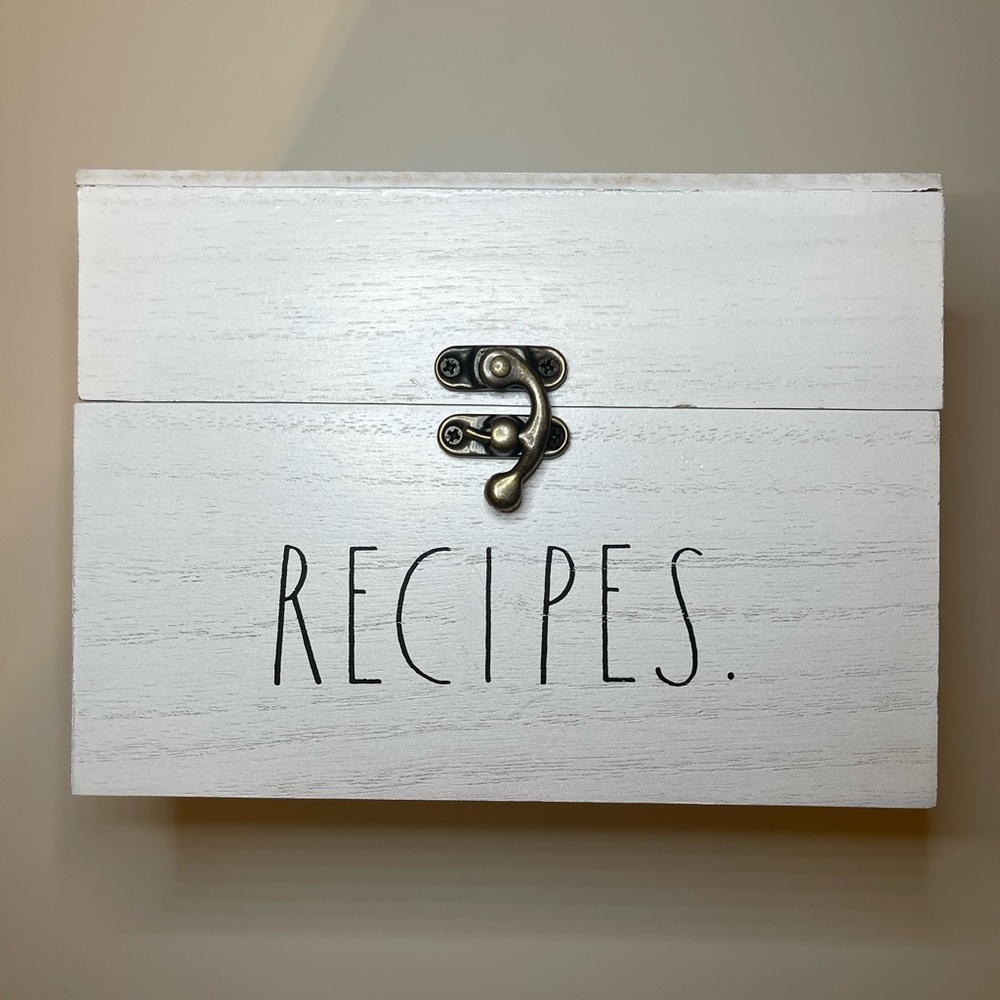 Rae Dunn “RECIPES”  box